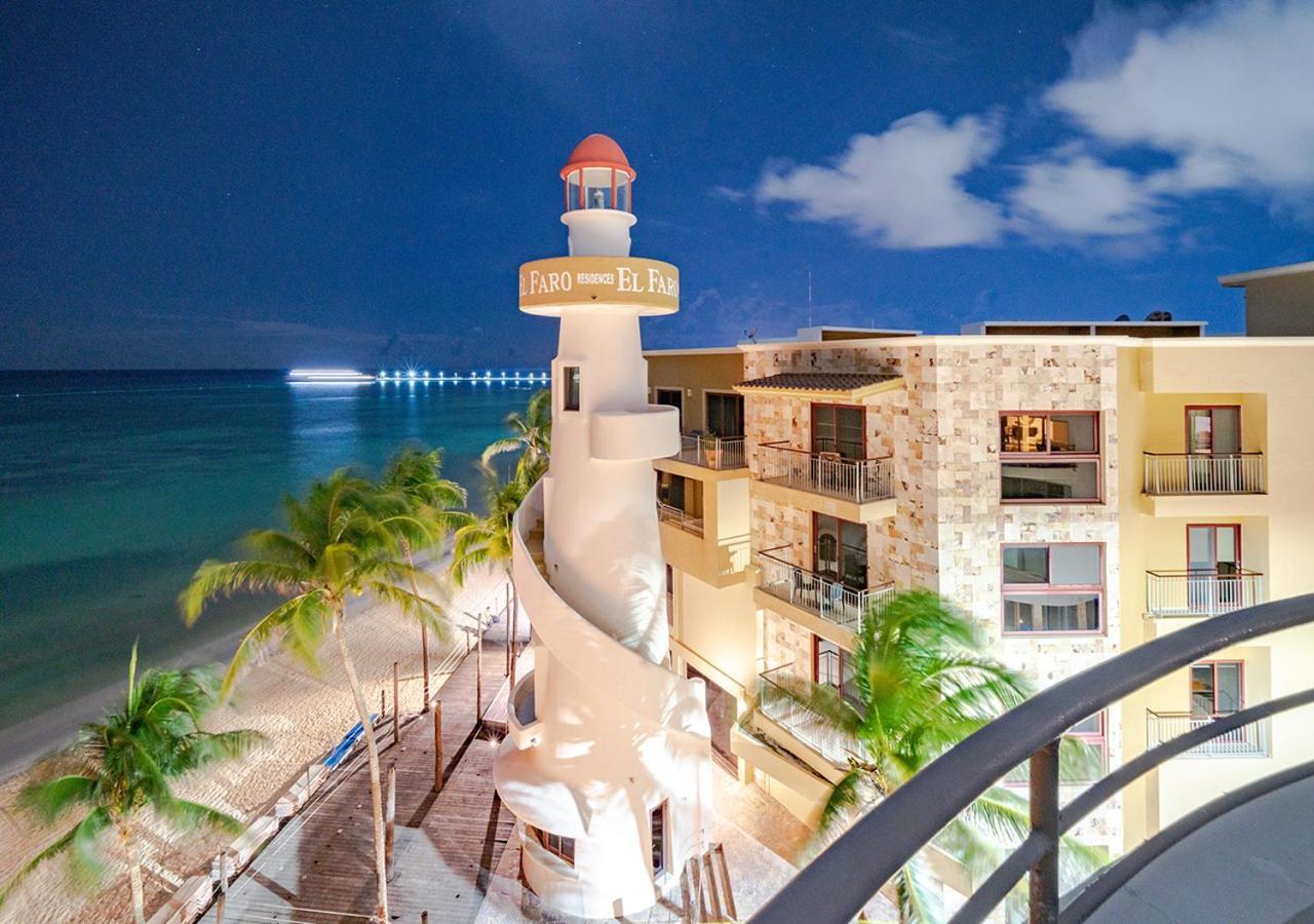 Condo Surf 405 - Luxury Oceanview Beachfront 3 Bedroom With Gym - At El Faro Condos Playa del Carmen Dış mekan fotoğraf